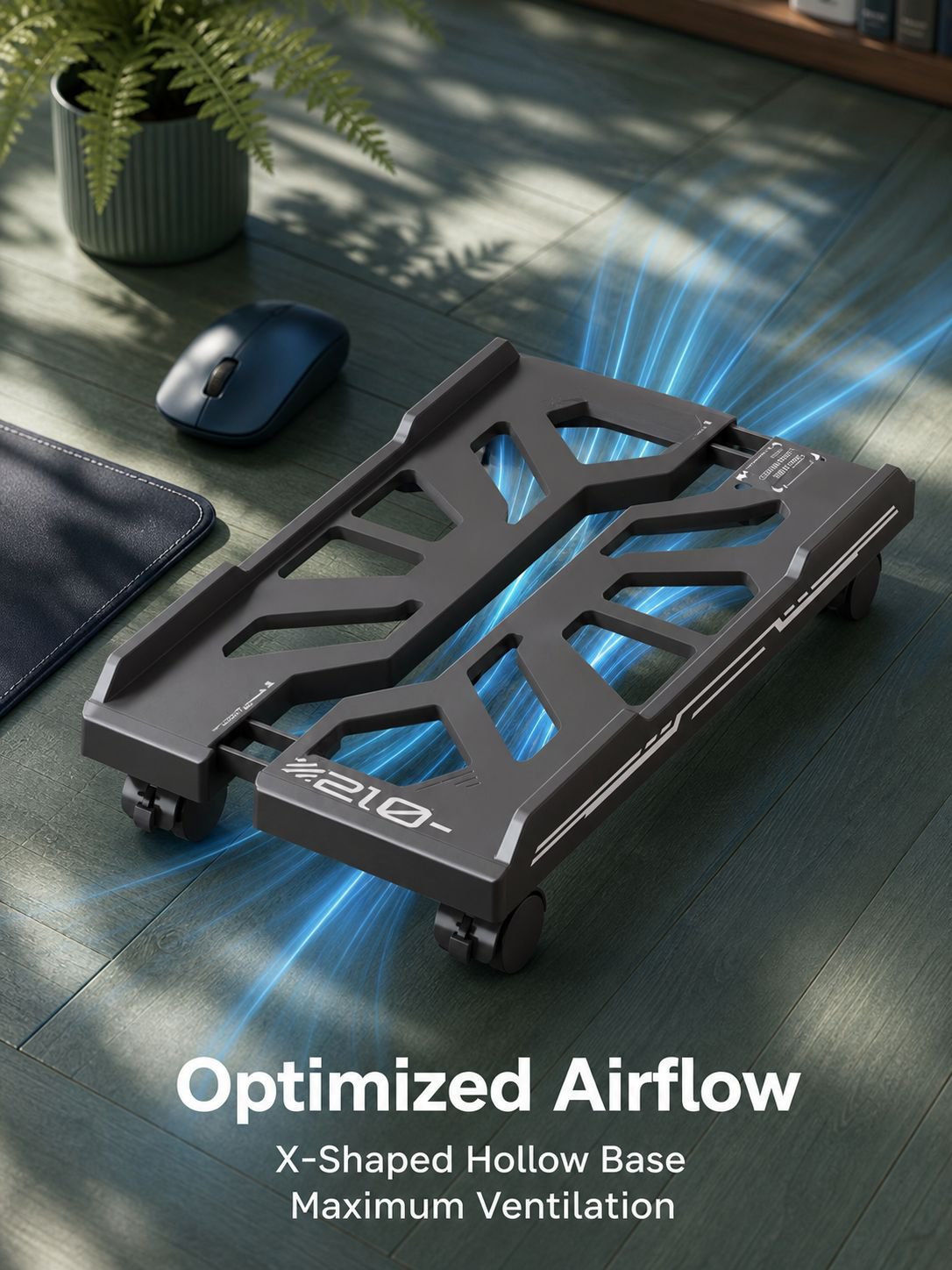 Home PC Case Mobile Adjustable Base Stand