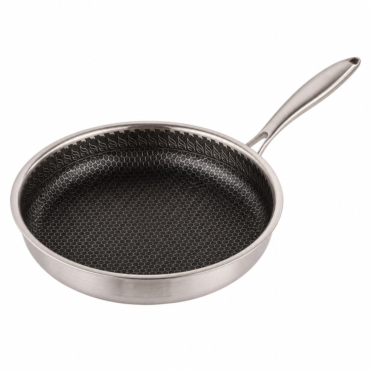 Home Essentials multifunctional triple layer steel frypan