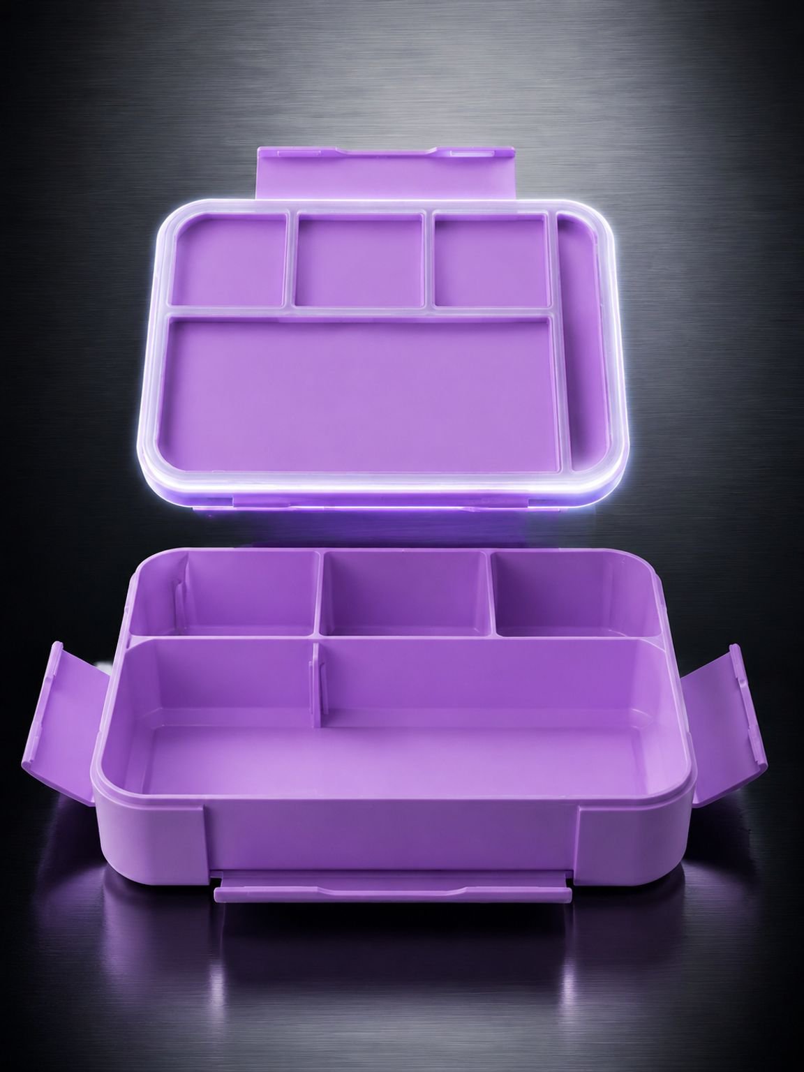 Herbruikbare magnetronbestendige lunchbox voor werk en school