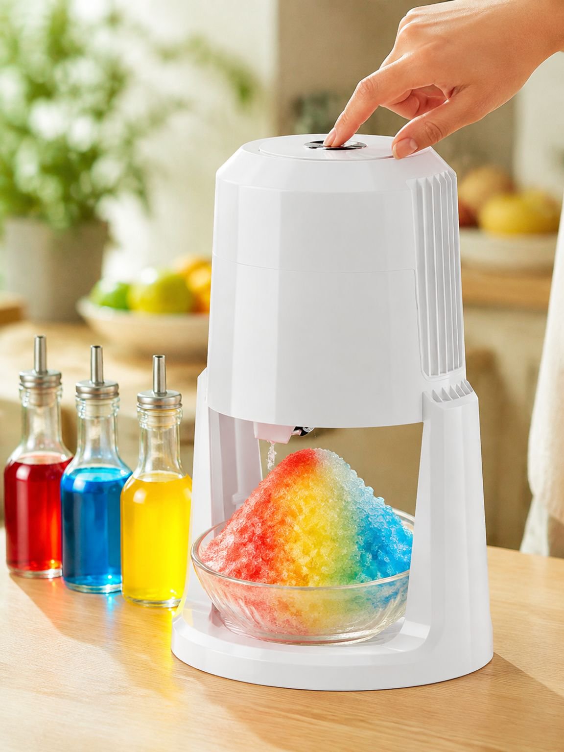 Efficient commercial ice crusher for restaurants and cafes