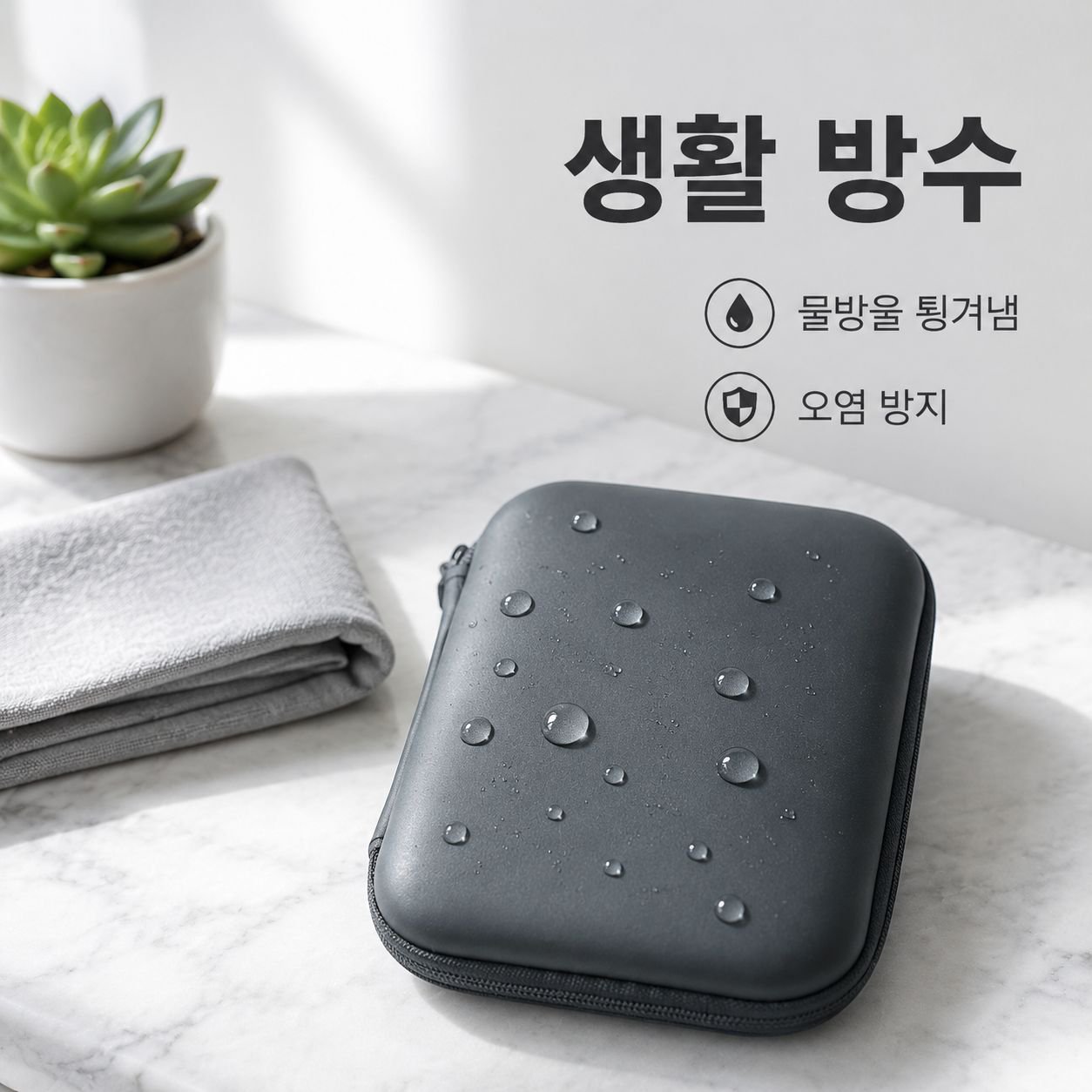 보조배터리 케이블 정리 파우치
