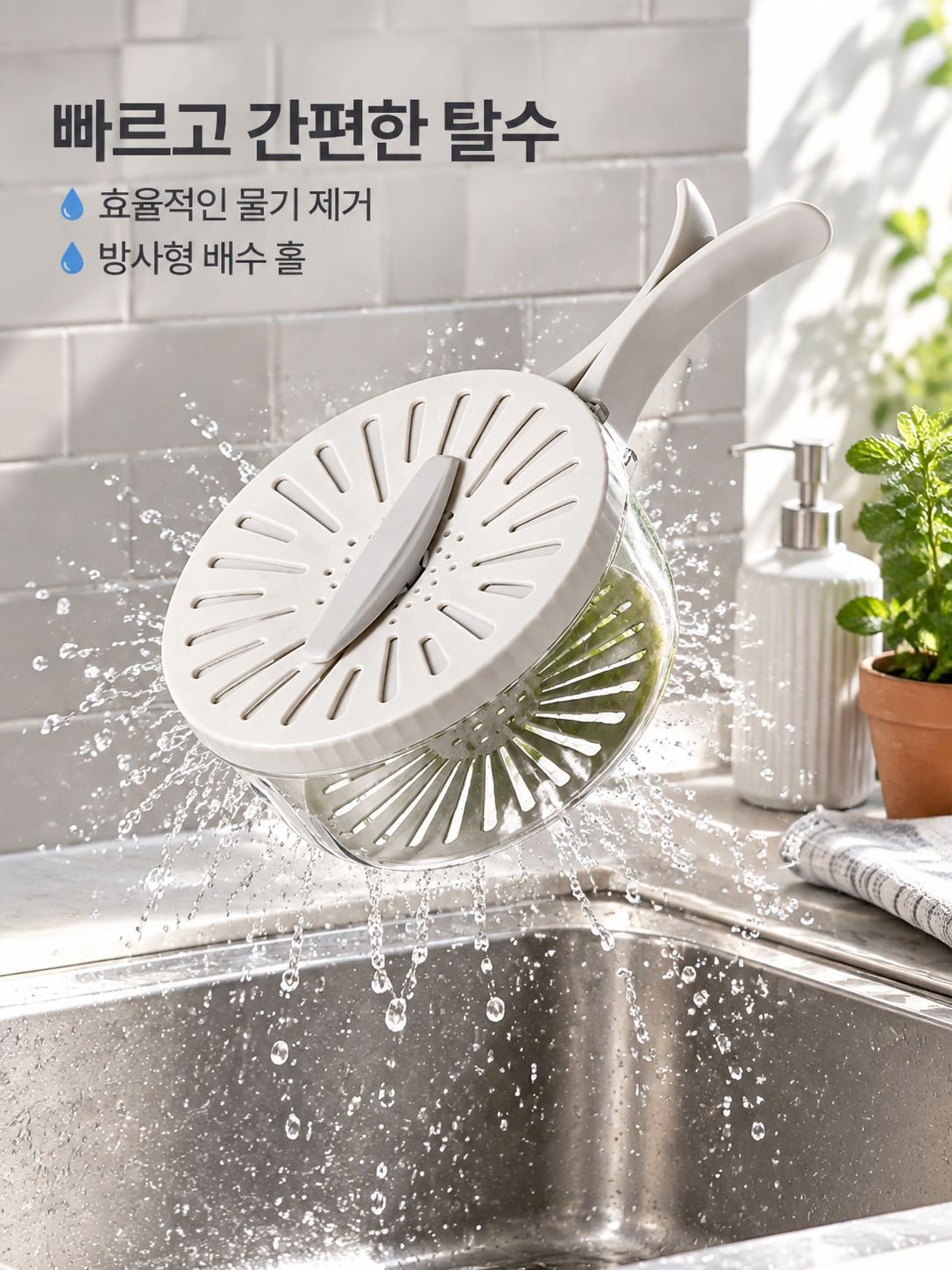 접이식 과일 및 채소용 콜랜더