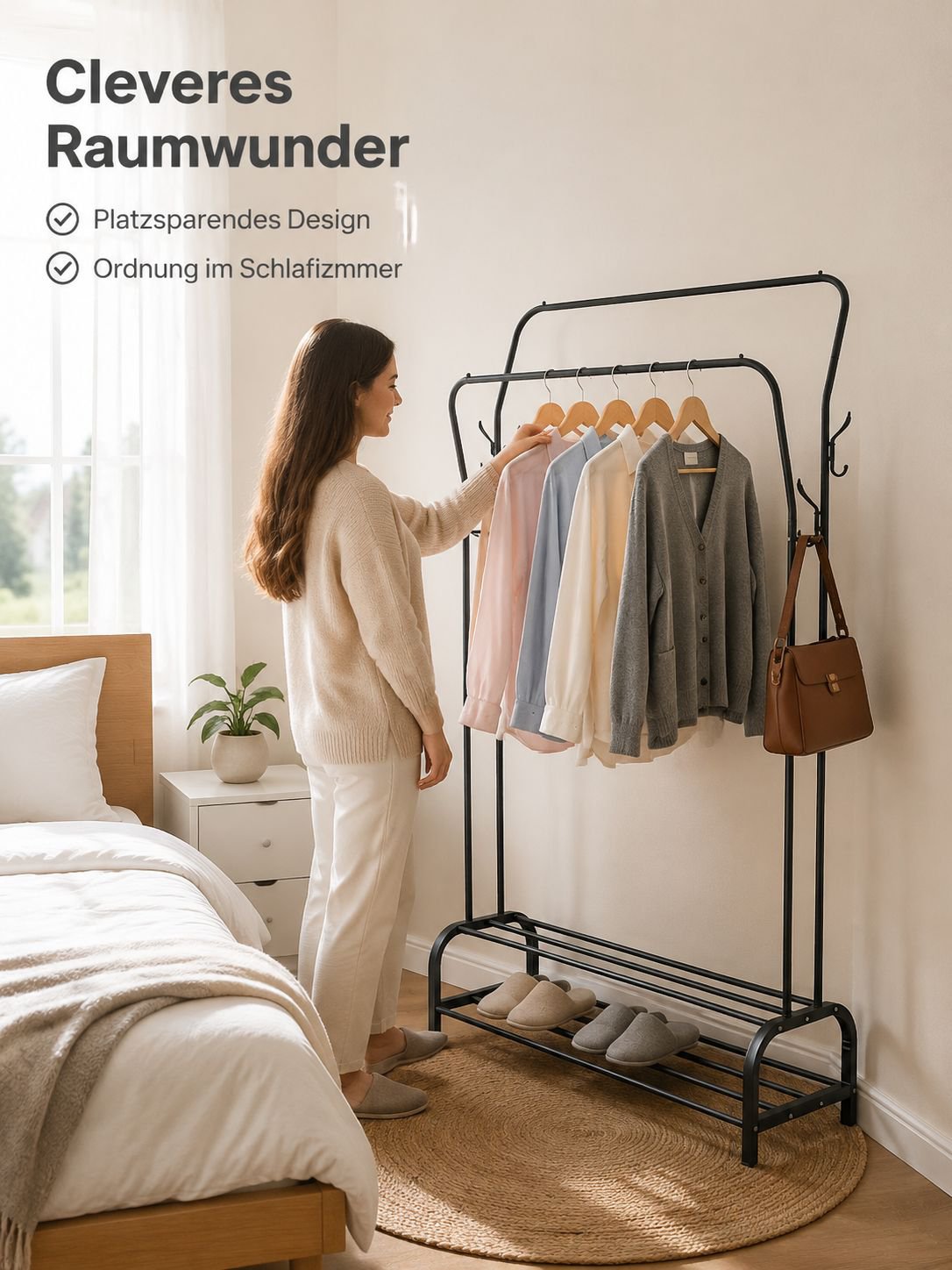 Kleiderständer und Wäscheständer
