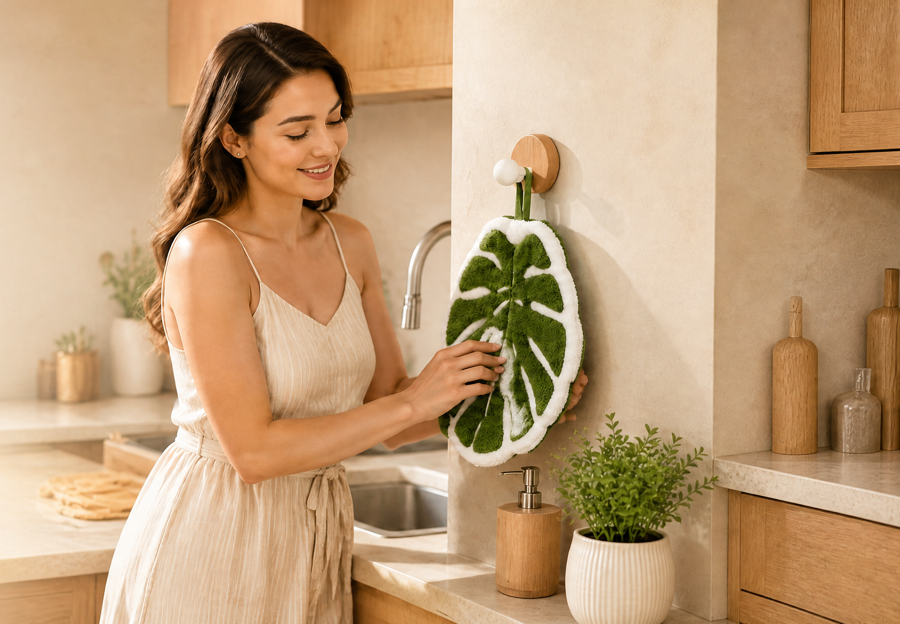 Absorbent and Easy to Hang by the Sink