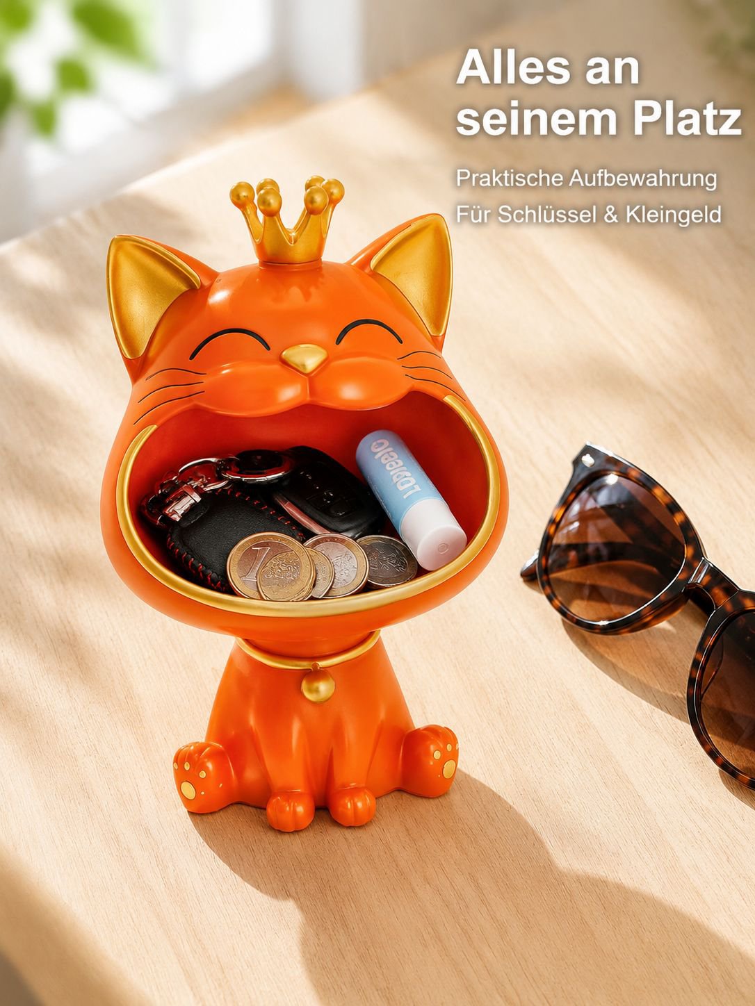 Maneki-Neko Schlüsselablage für den Eingangsbereich