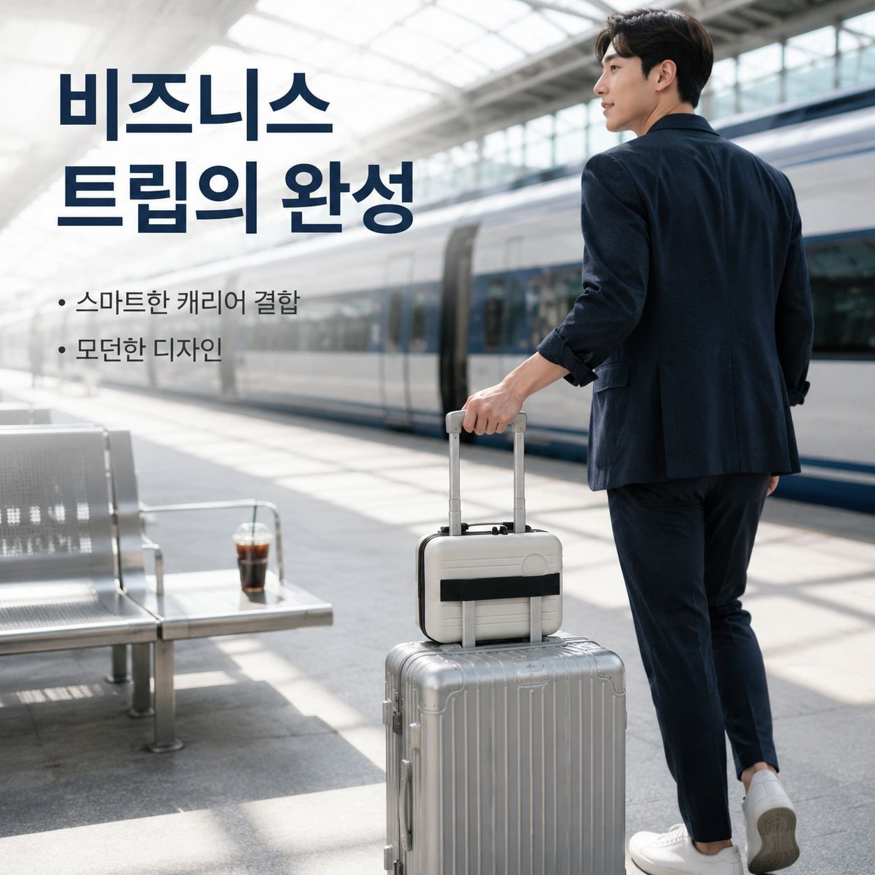 트렌디한 미니 캐리어 캠핑 출장용 가방