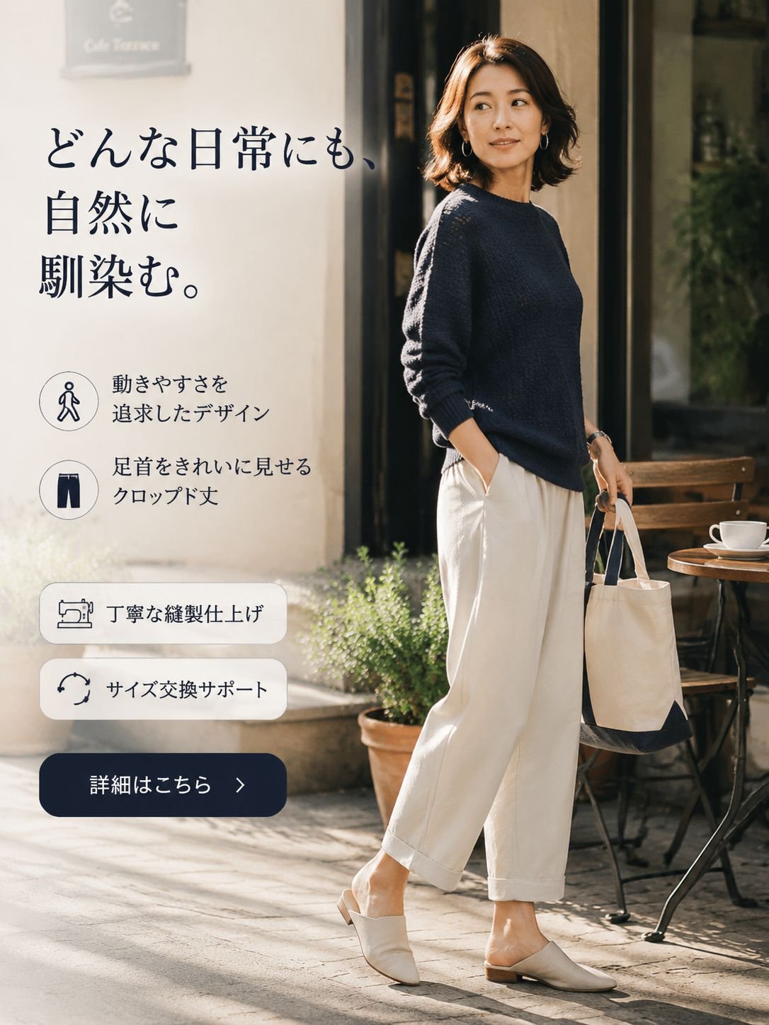 最新レディースファッション通販｜人気アイテム多数,美シルエットパンツ通販｜大人女性向け着回しボトムス,話題の人気商品特集｜売れ筋アイテムを今すぐチェック