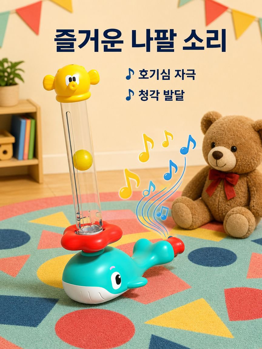 어린이 폐활량 훈련 부는 공 장난감 구강 운동기