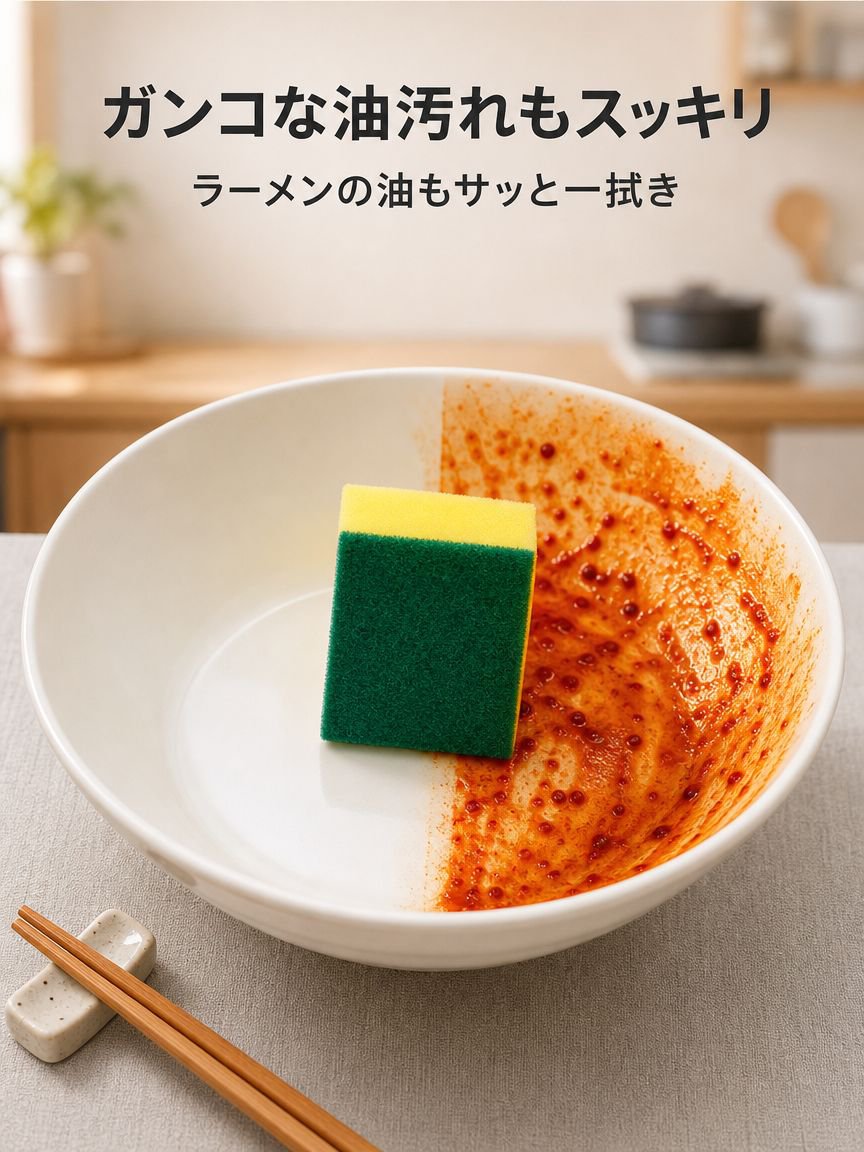 食器洗いに最適なスポンジたわし