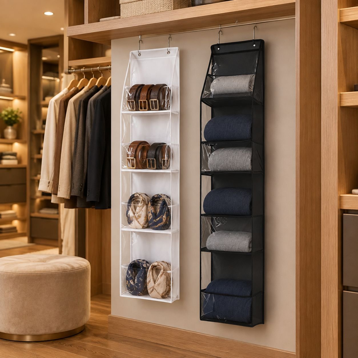 Wall-mounted Multifunctional Storage Bag for Clothes and Toys