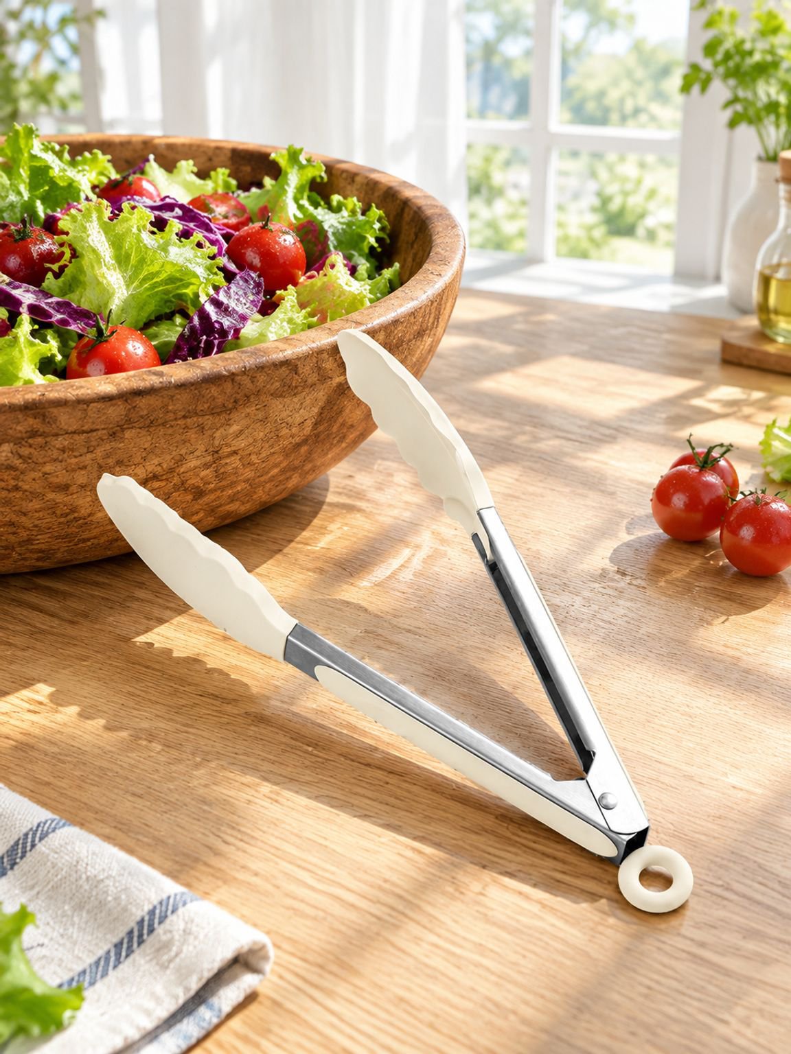 Vielseitige Küchenzange für BBQ und Kochen