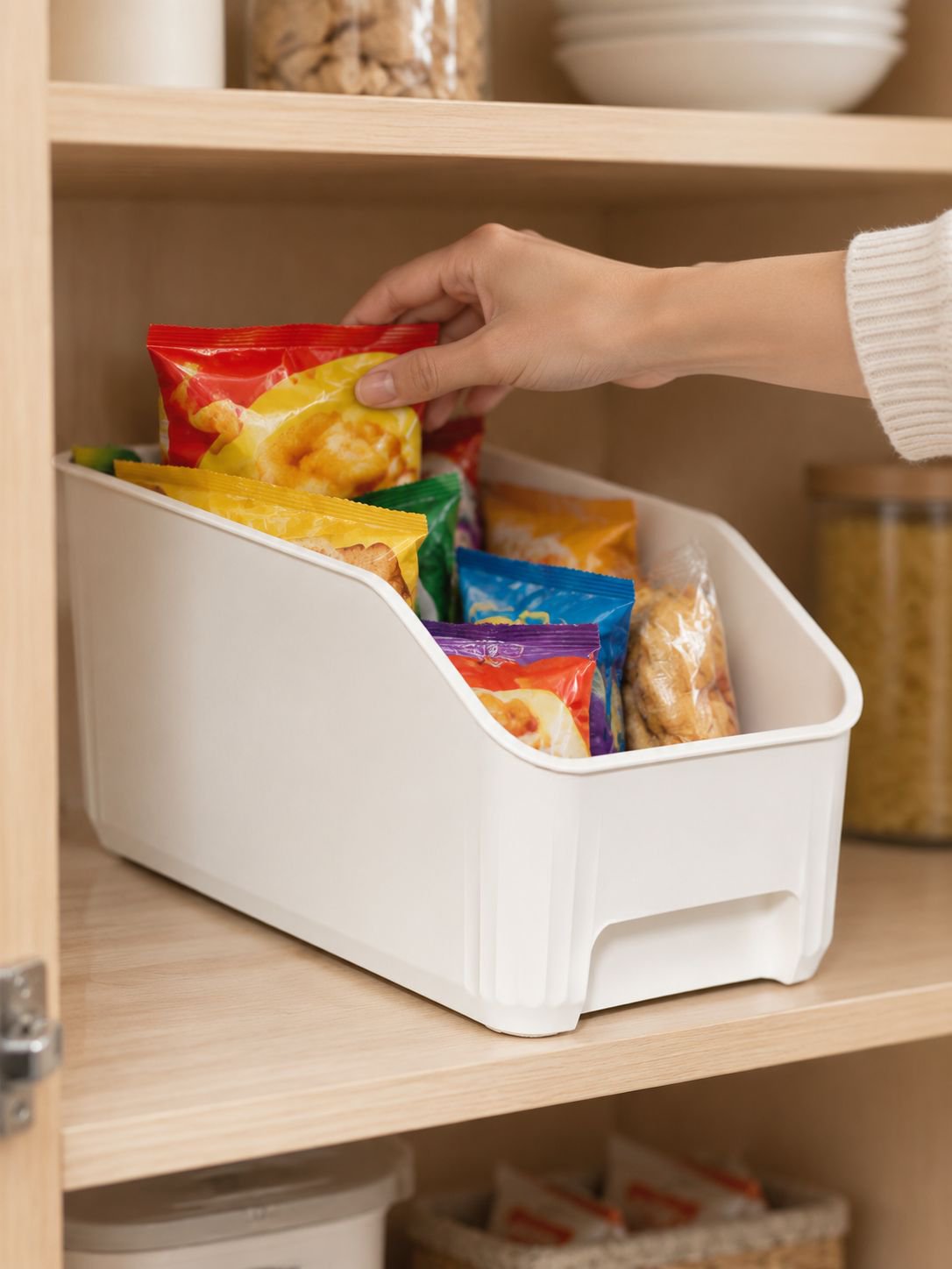 Durable household storage rack for kitchen and bathroom