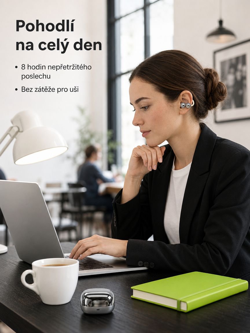 Sluchátka s kostní kondukcí vhodná pro sport a běhání