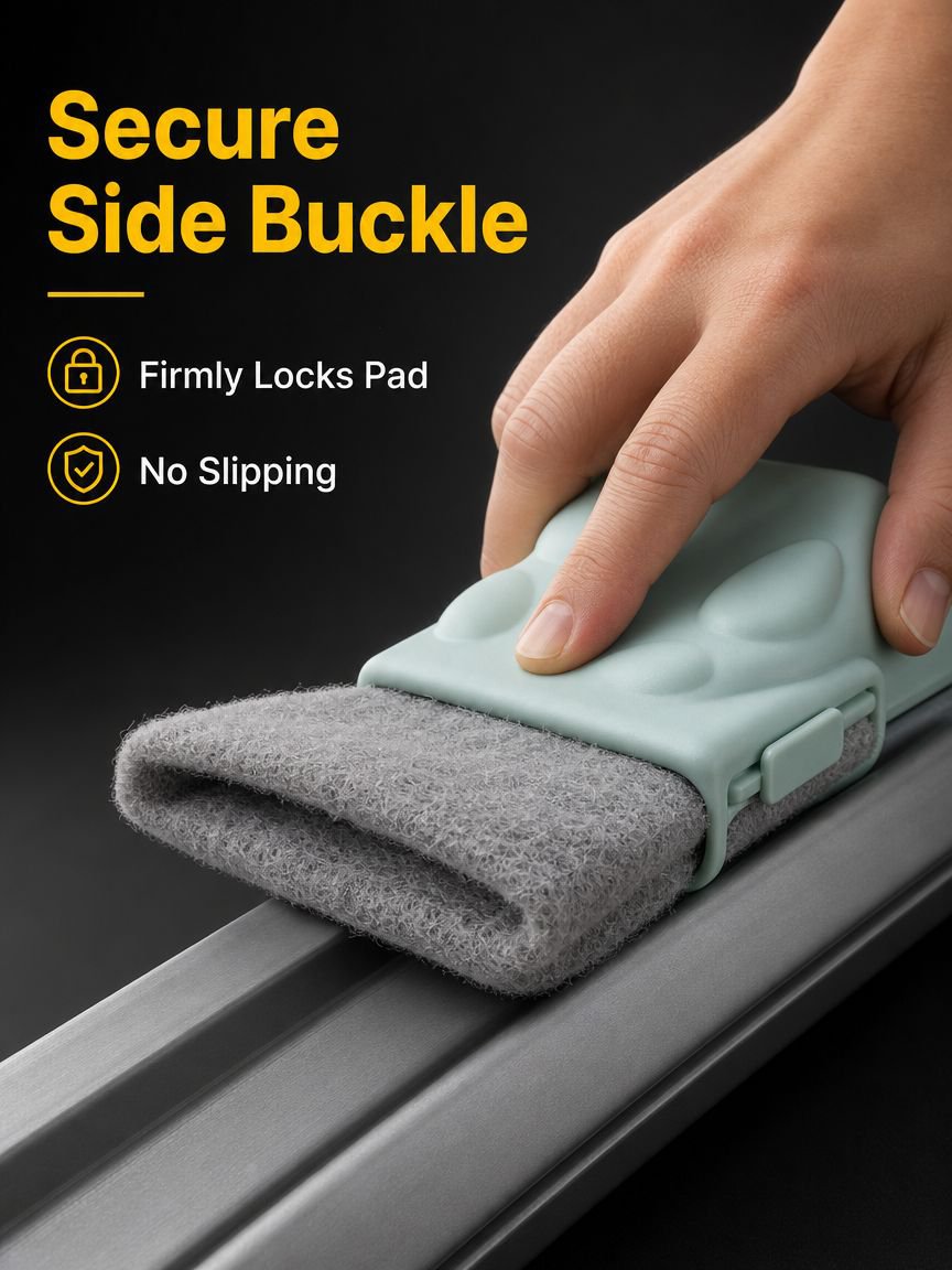 Groove cleaning brush