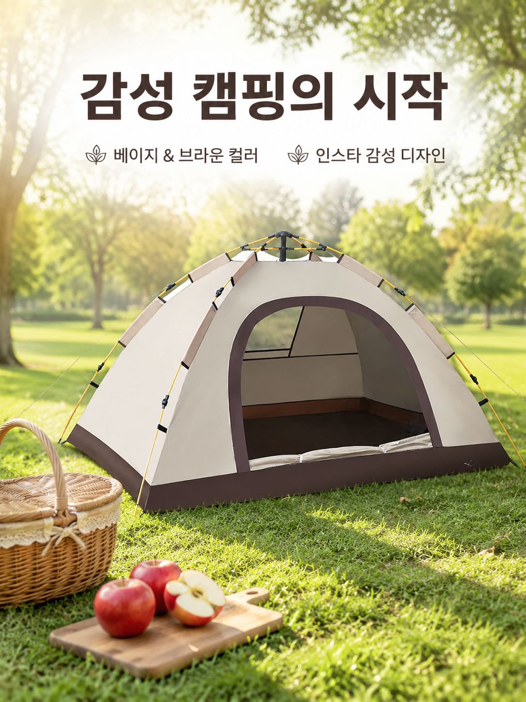 휴대용 캠핑 야외 텐트