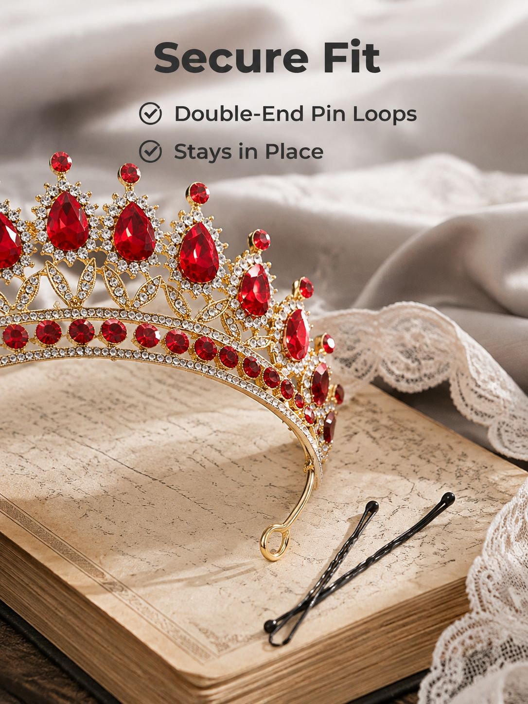 Vintage Crystal Tiara, Gift For Her, Wedding Tiara, Wedding Bridal Hair Acceaaories, Birthday Girl T