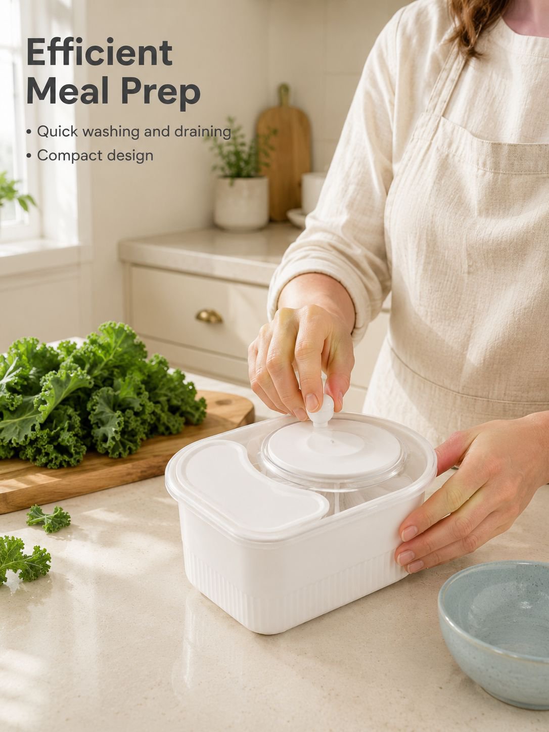 Multi-Functional Vegetable and Fruit Washer in kitchen setting