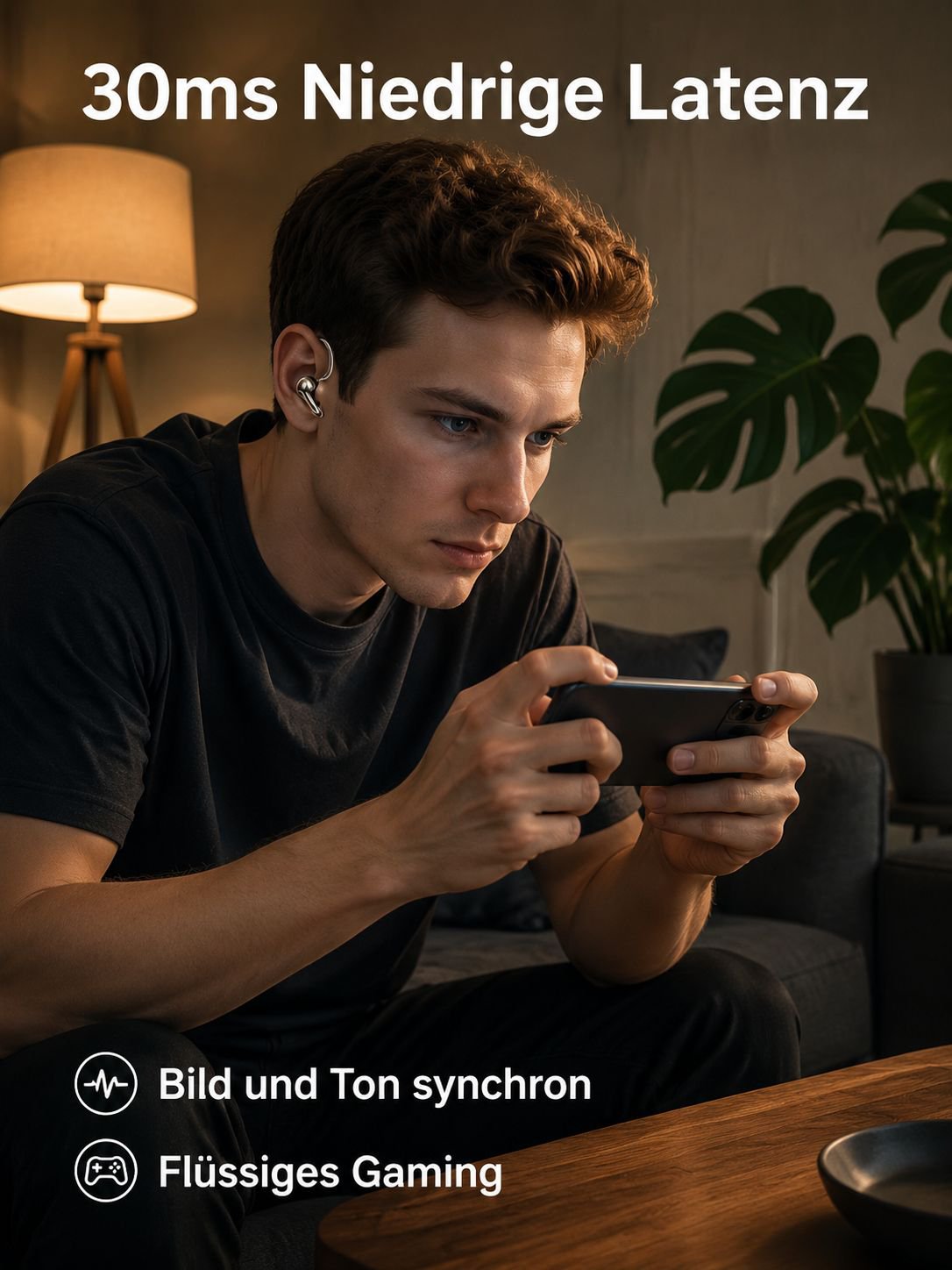 Bluetooth Sportkopfhörer mit Geräuschunterdrückung