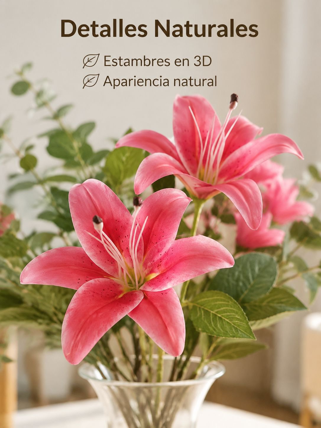 Adornos de flores artificiales