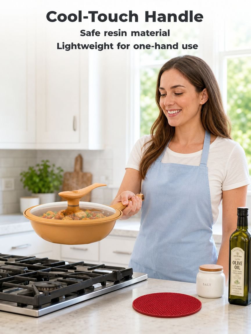 High Pressure Microwave Non-stick Frying Pan