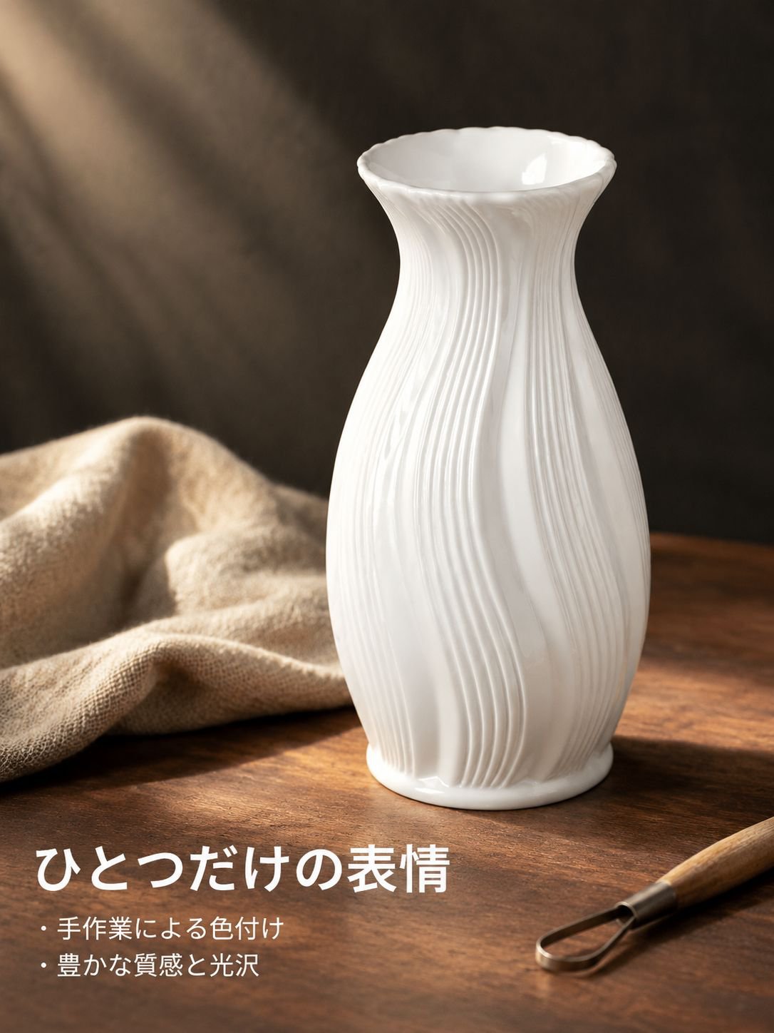 レトロフレンチグラデーション花瓶 民宿・ホテル用テーブルアートオブジェ