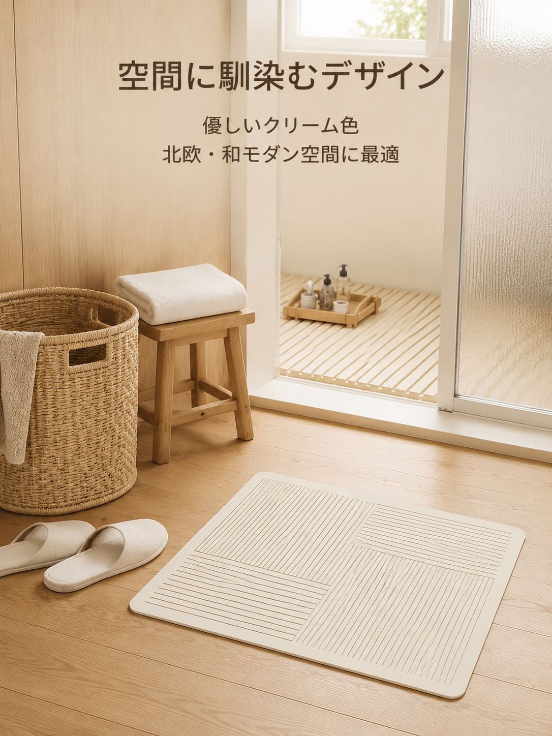 浴室用珪藻土マット
