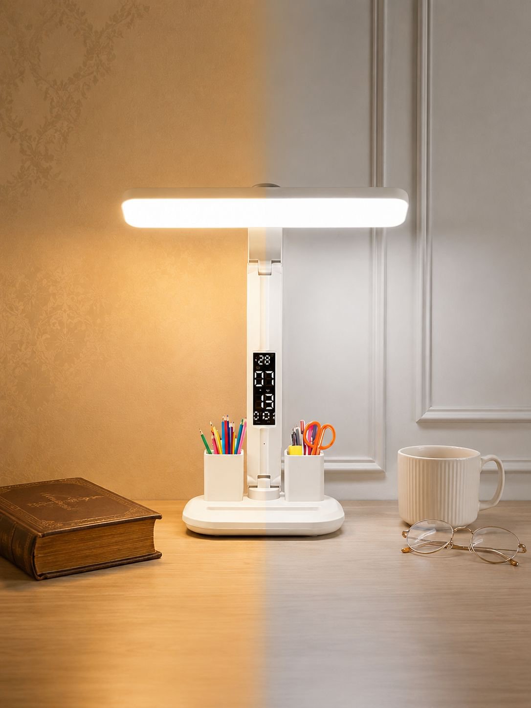 Petite lampe de chevet rechargeable et pliable