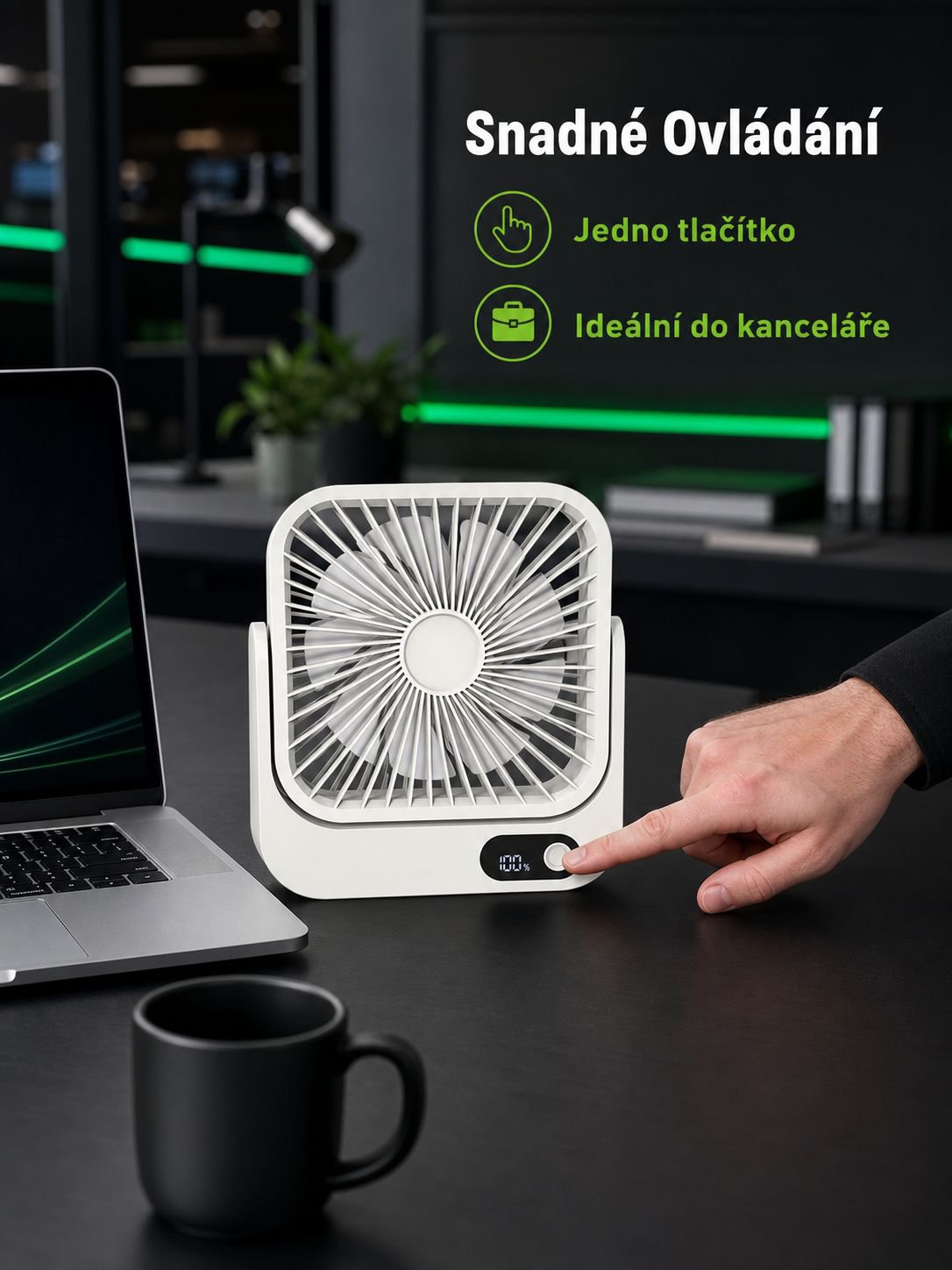Ultralehký přenosný klimatizační ventilátor