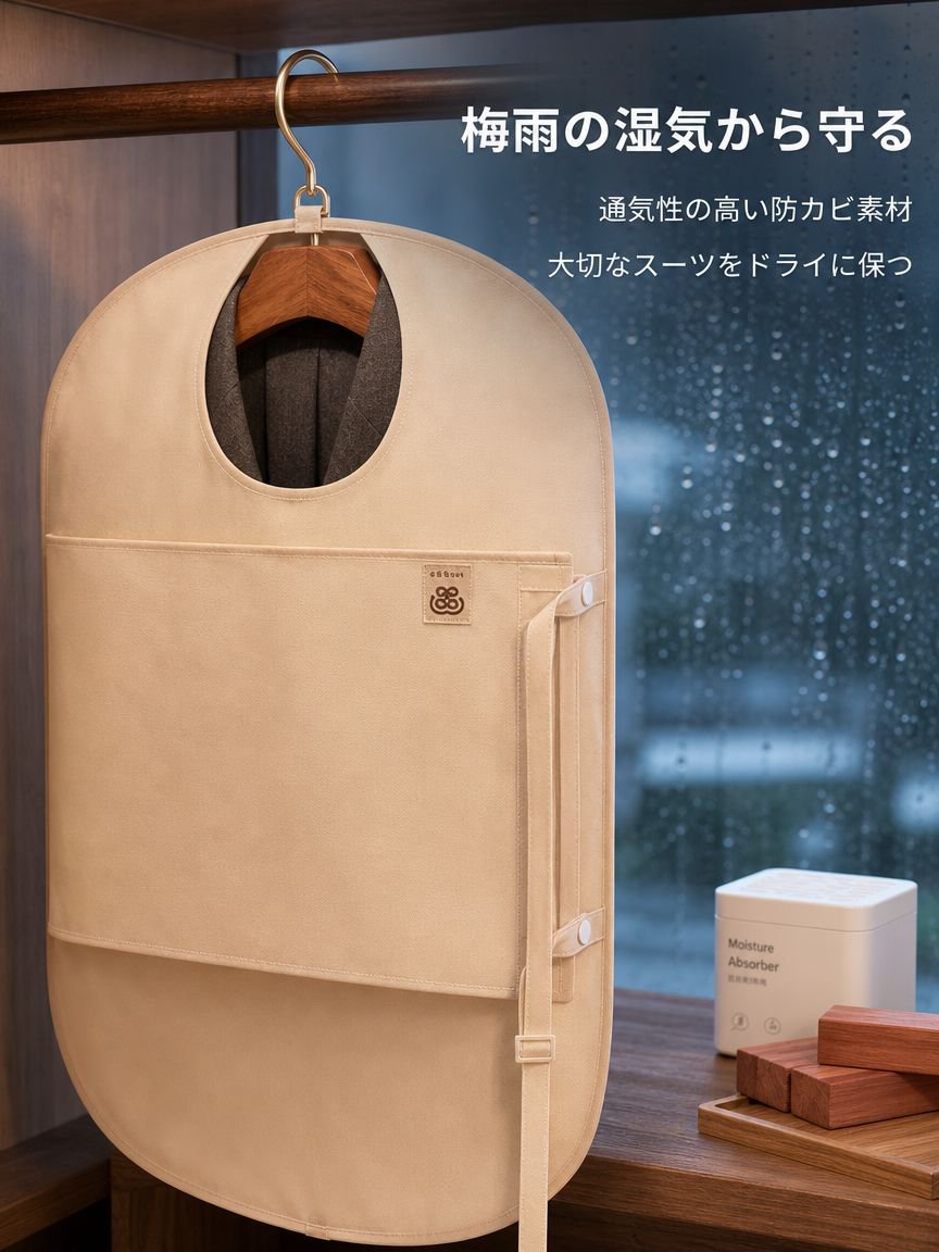 衣類収納用圧縮ダストカバー