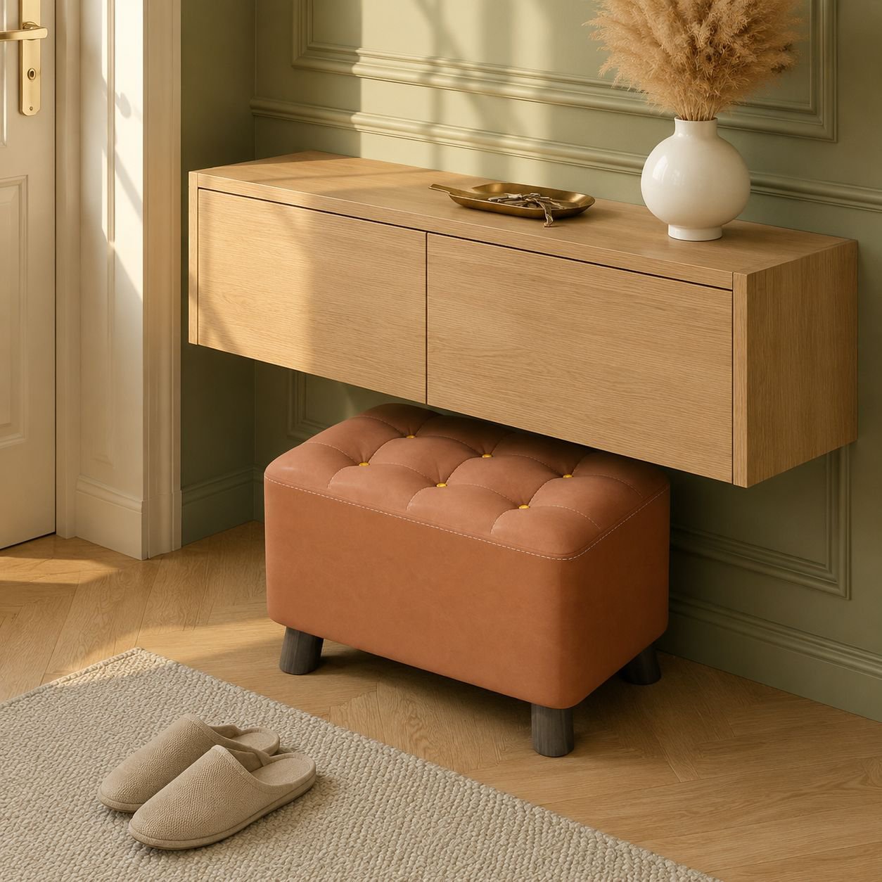 Tabouret compact pour espace réduit