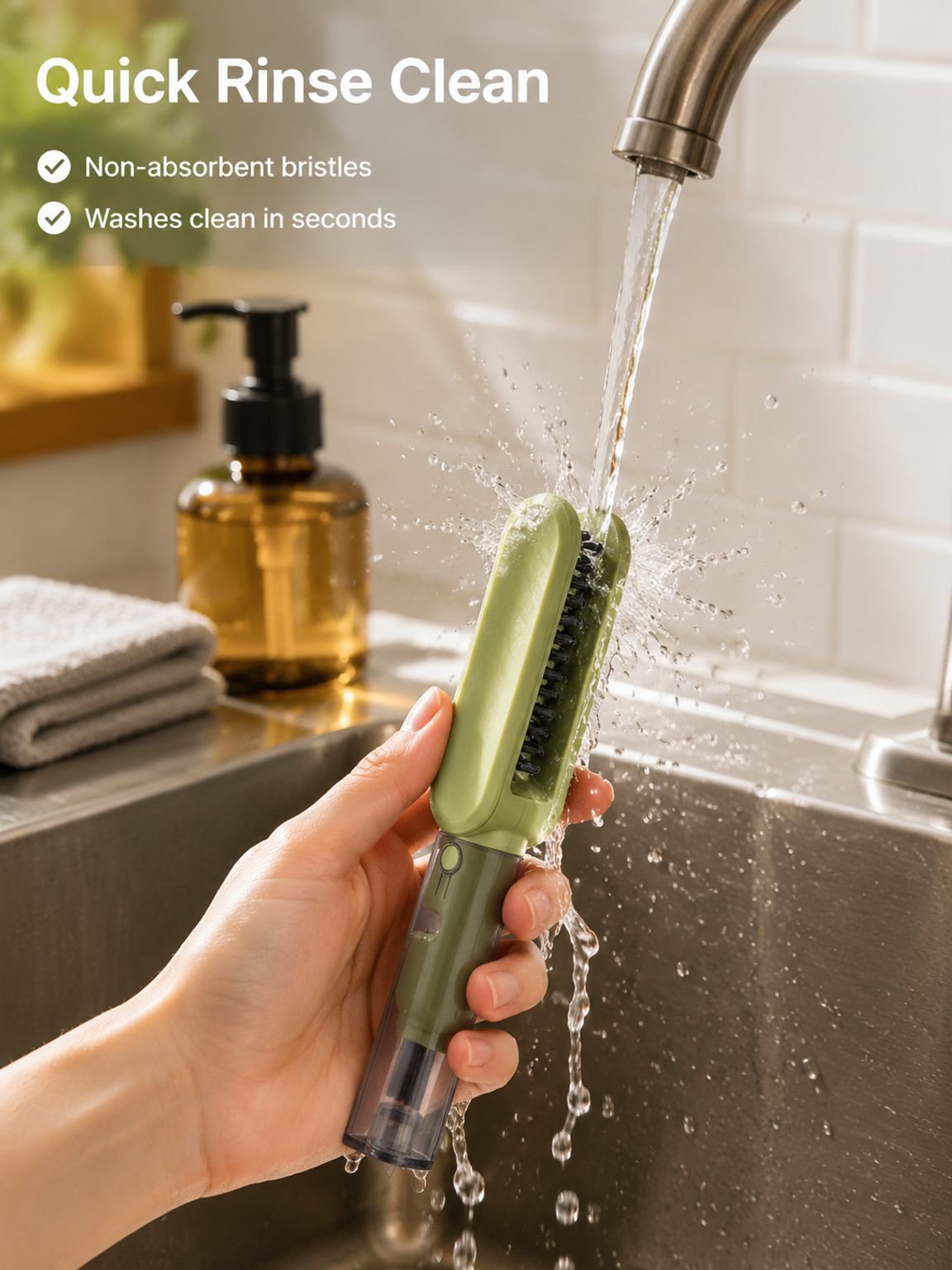 Multi functional tool cleaning brush