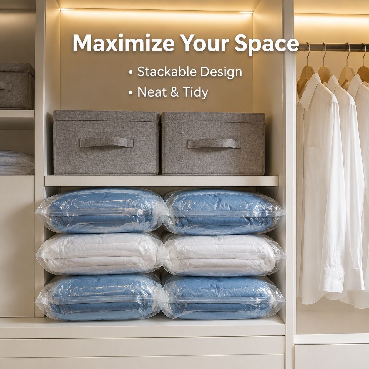 Household Clothes Compression Storage Bag