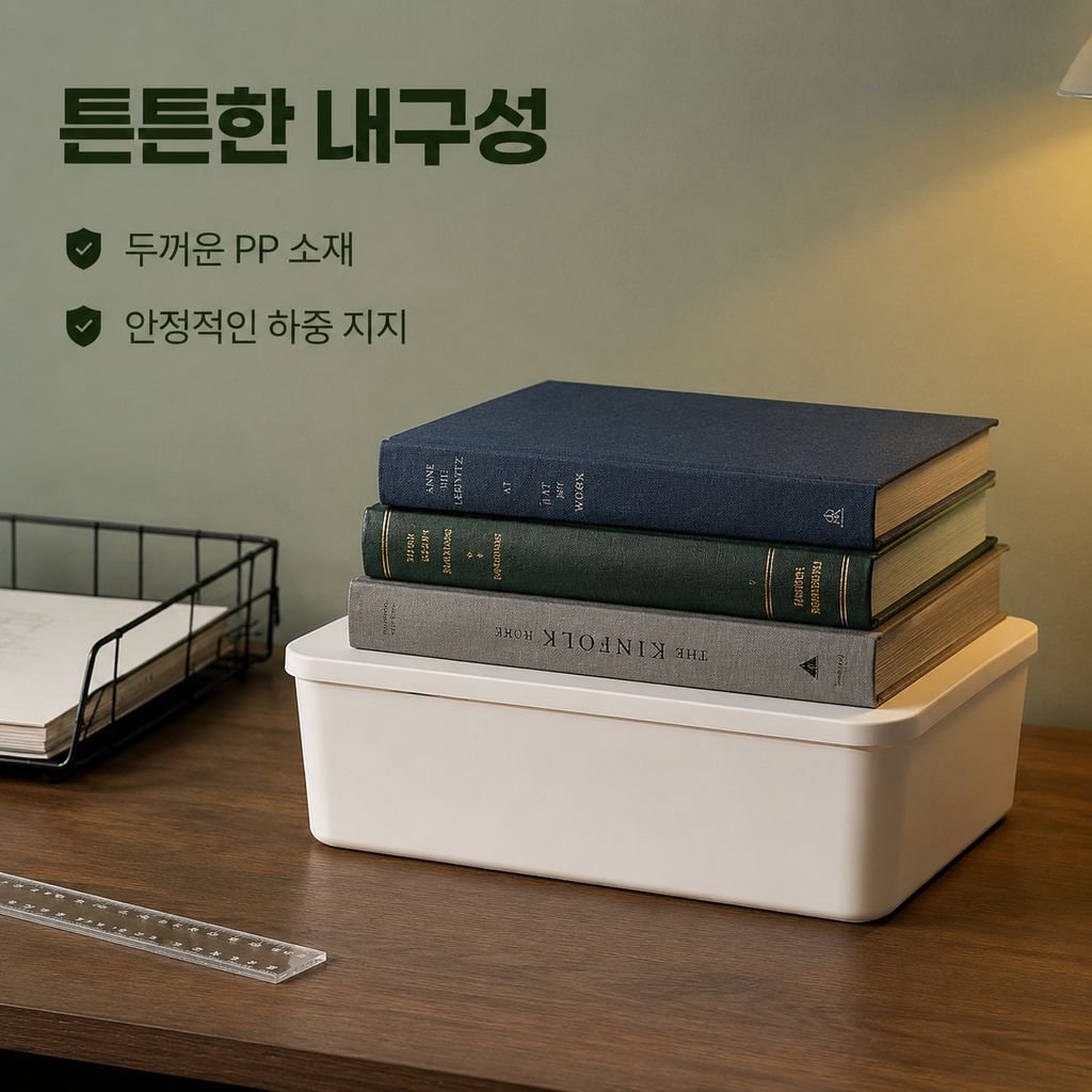 기숙사 학생용 책상 위 문구 수납함