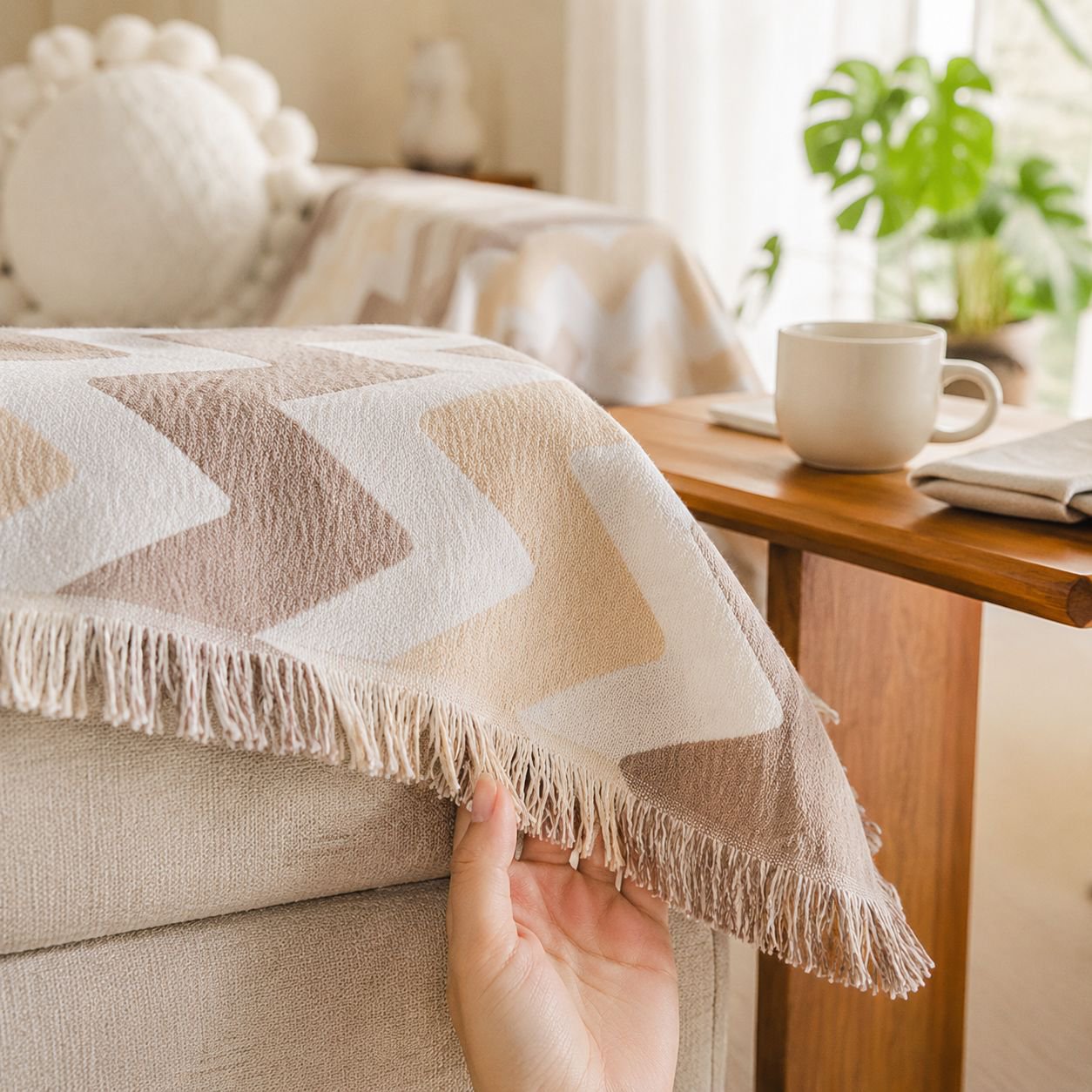 giipet - Sand Dune Wave Pattern Sofa Cover