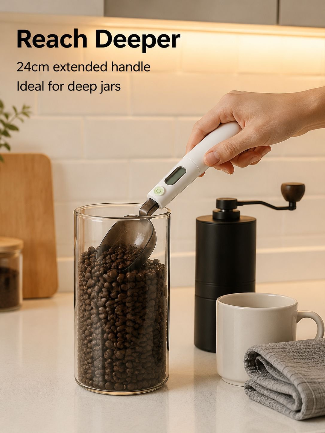 High precision electronic scale measuring spoon