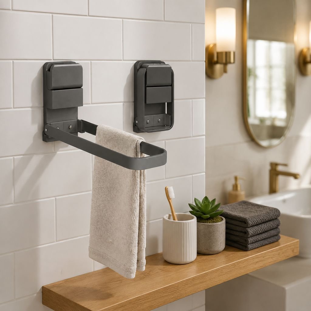Suction Cup Towel Holder (No Drilling Required)