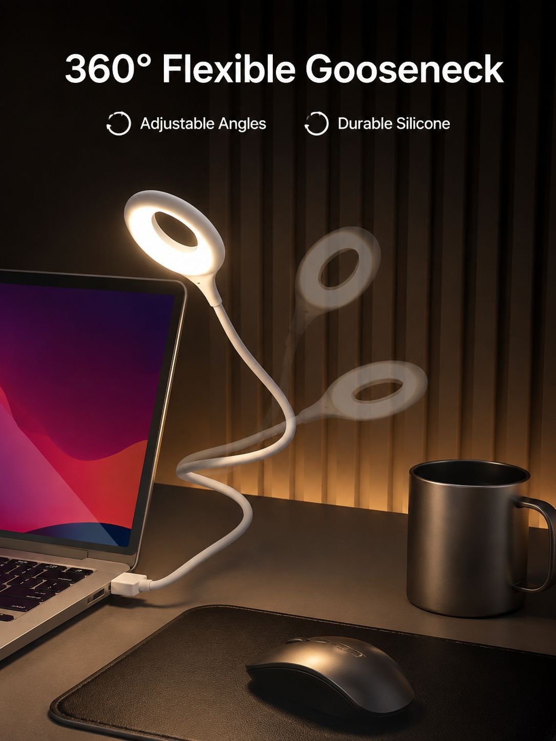 Smart voice-activated portable night light