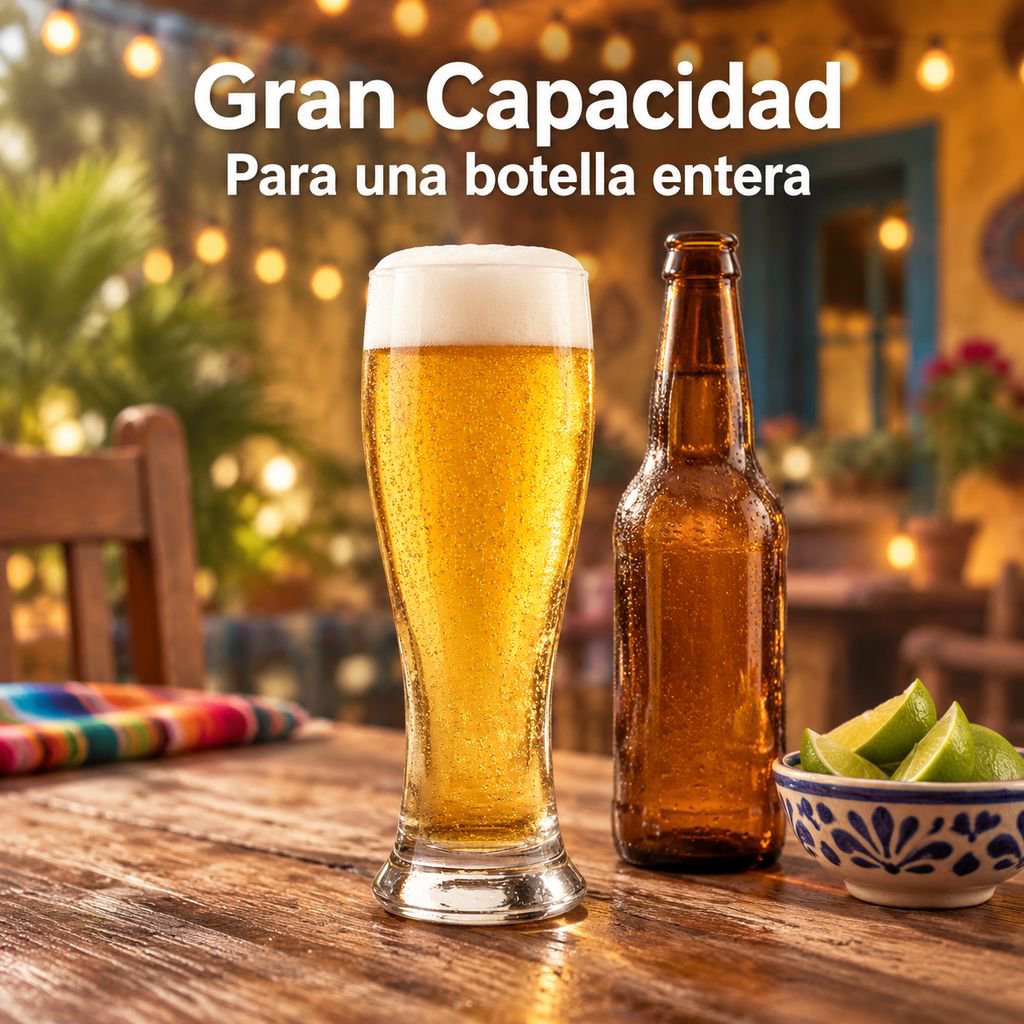 Jarra de Cerveza de Vidrio Grueso Gran Capacidad Vaso para Bar