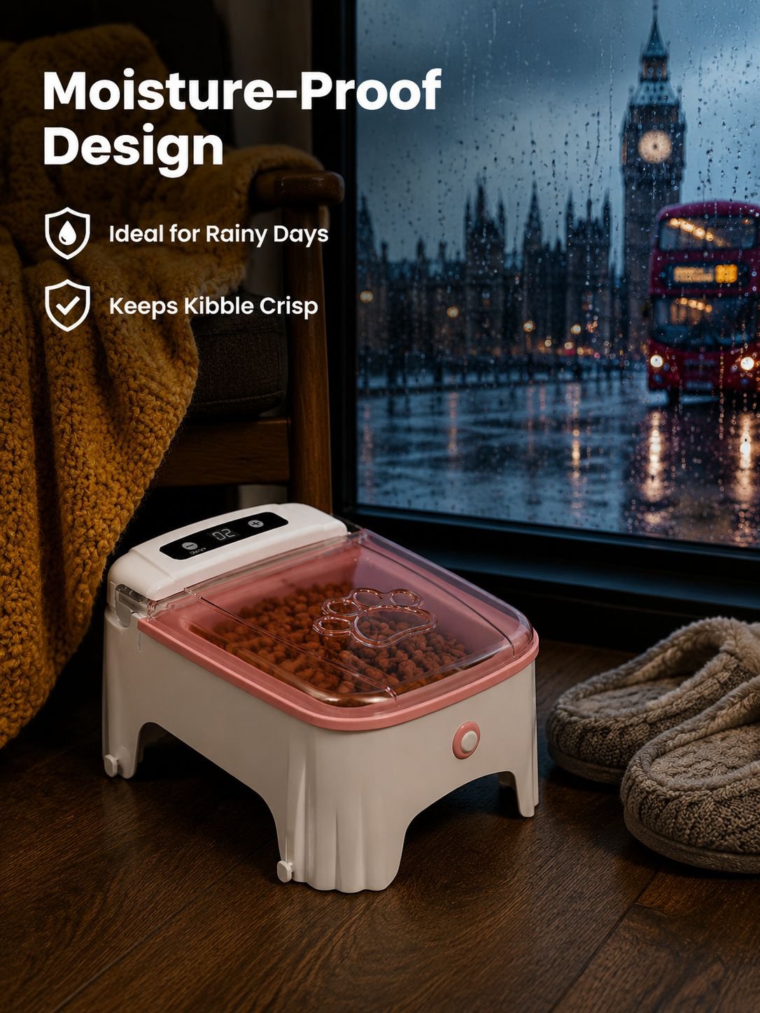 Smart pet sensor feeder