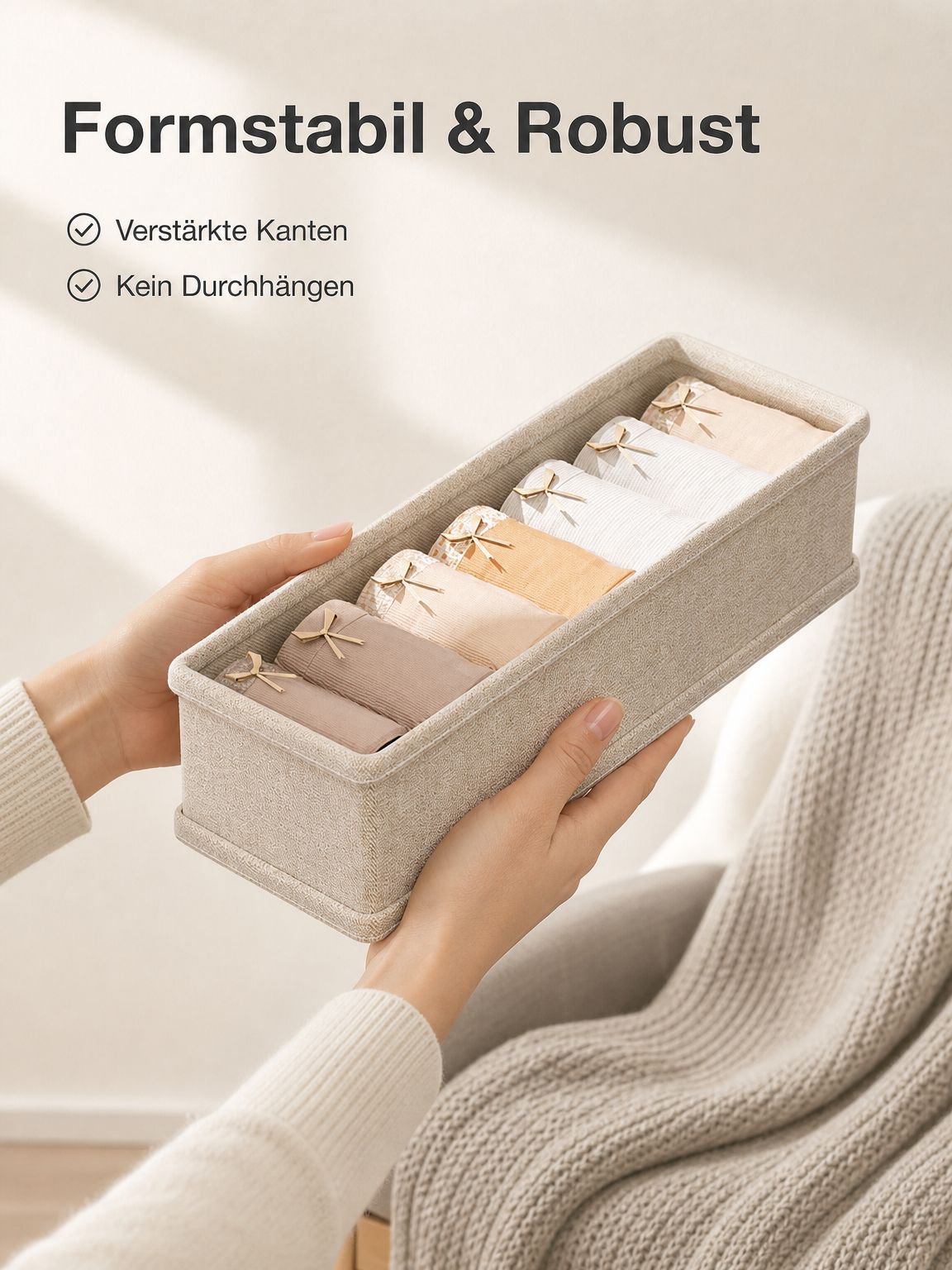 Schubladen Organizer für mehr Ordnung im Schlafzimmer