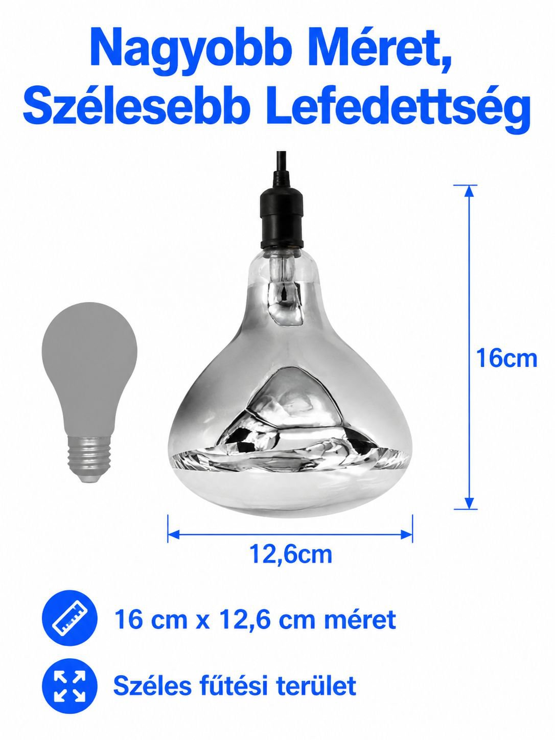 Hőmérő lámpa inkubátorban