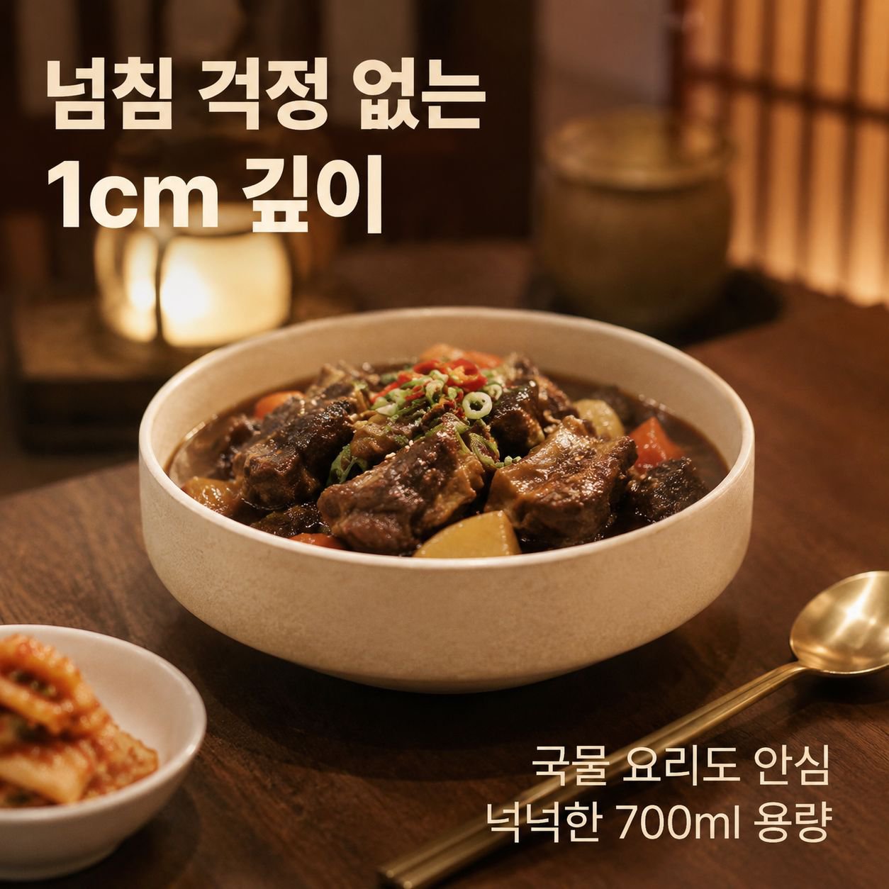미니멀한 무광 고급 세라믹 깊은 접시