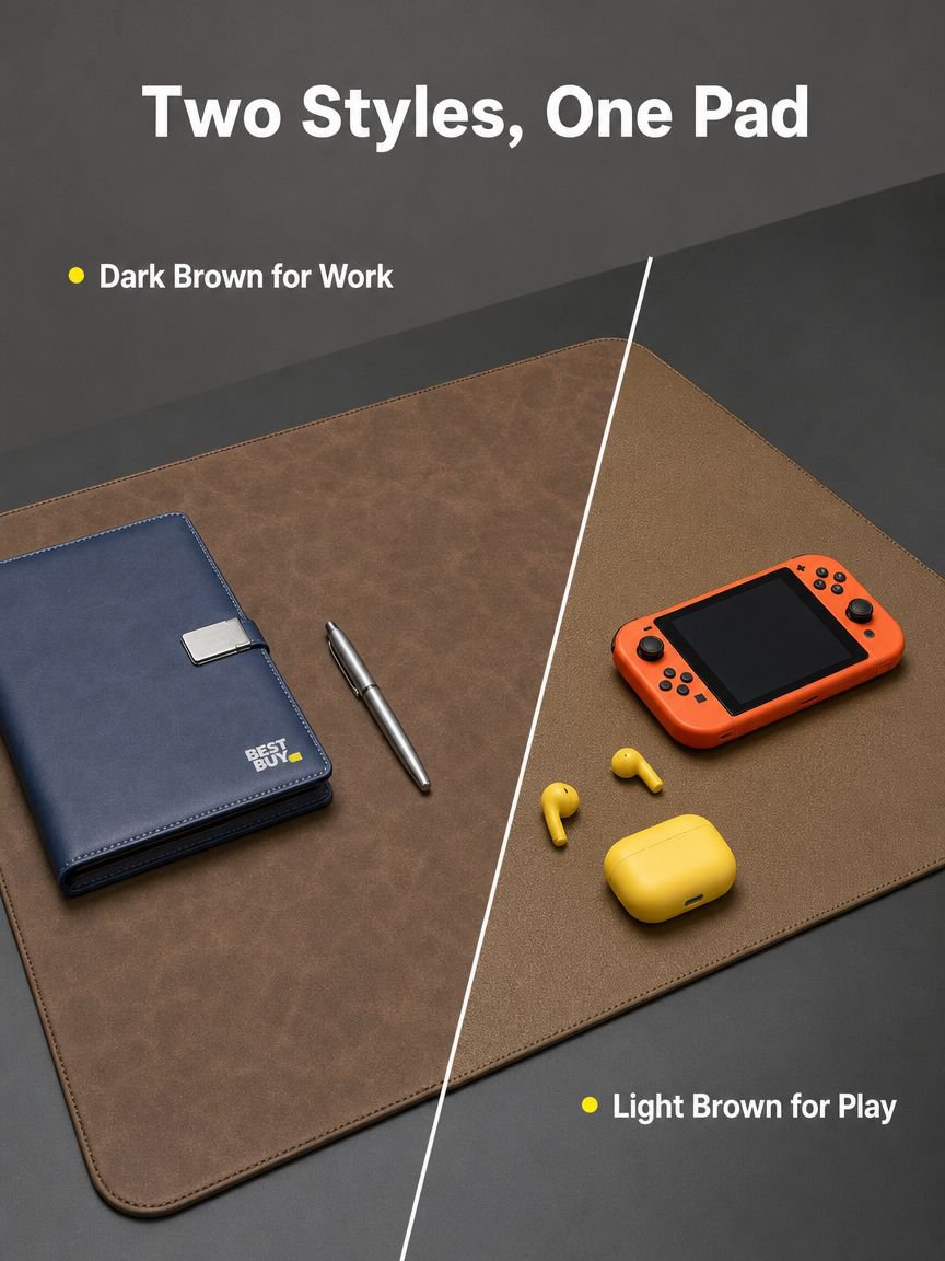 Durable and washable extra large mouse pad