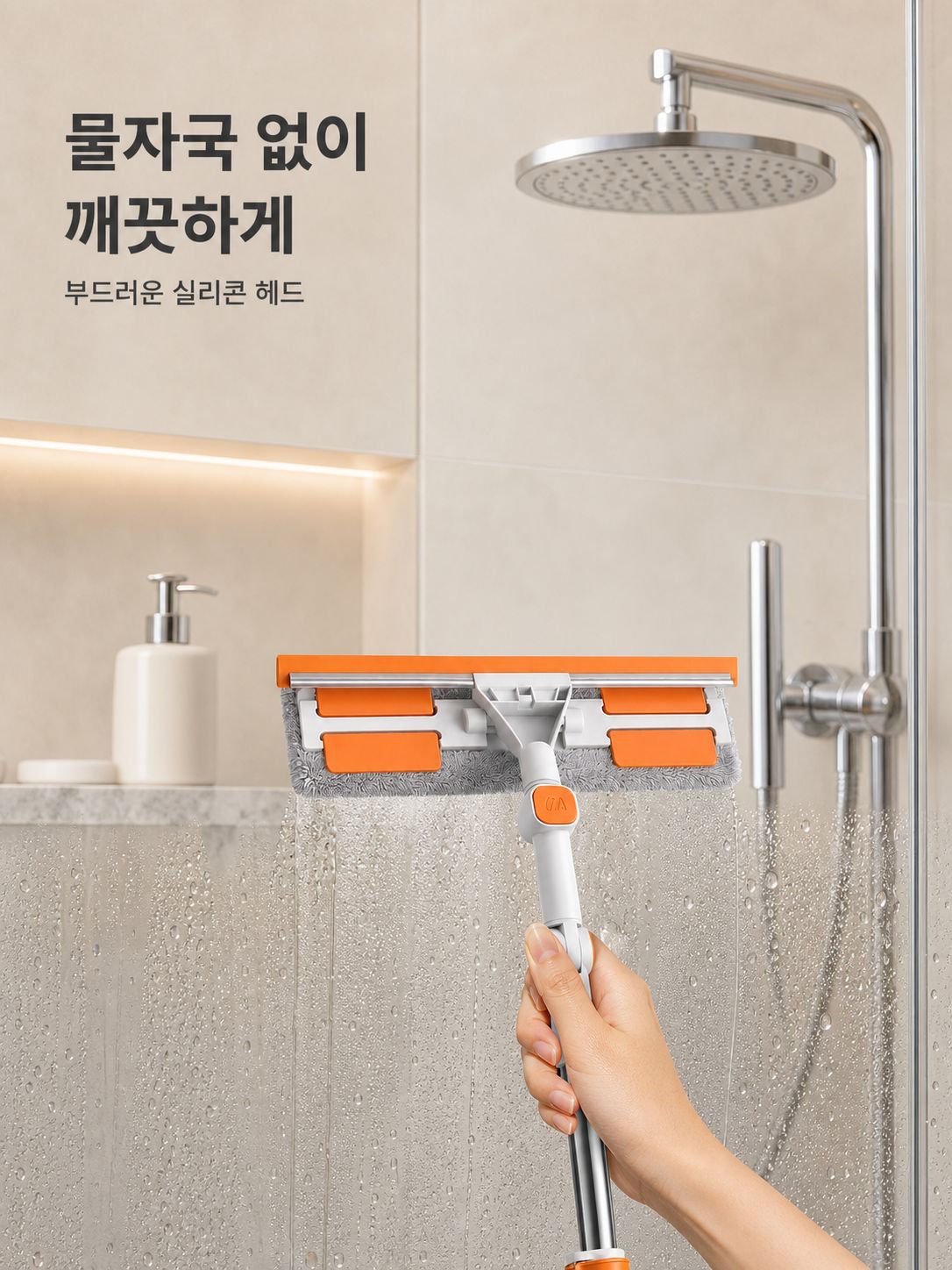 트리플 스트레처블 윈도 스크레이퍼 밀대