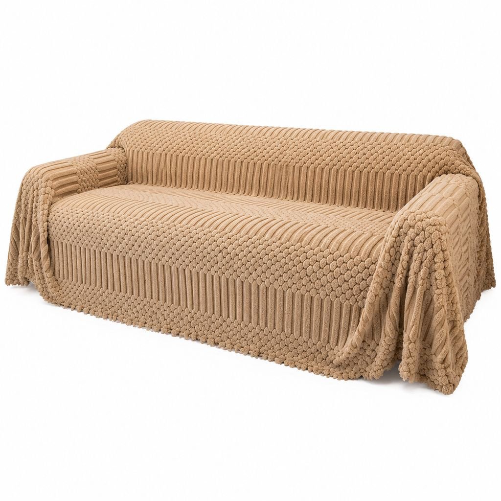 giipet Warm Winter Sofa Cover with Soft Cotton Fleece