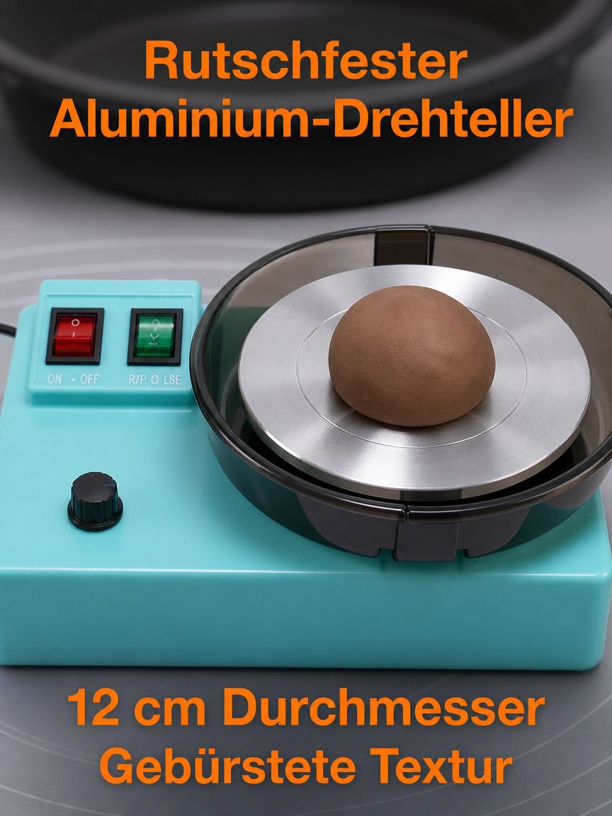 Elektrische Töpferscheibe für Kinder, ideal für Heimgebrauch und Lernzwecke