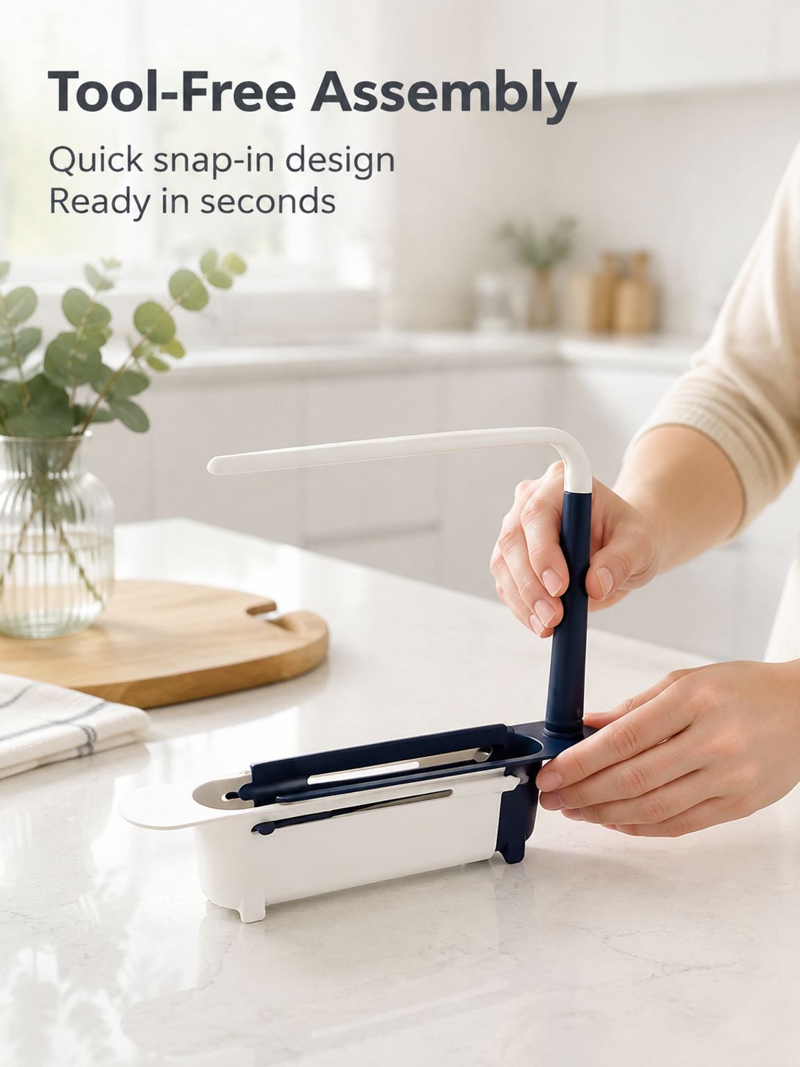 Expandable Kitchen Sink Draining Rack