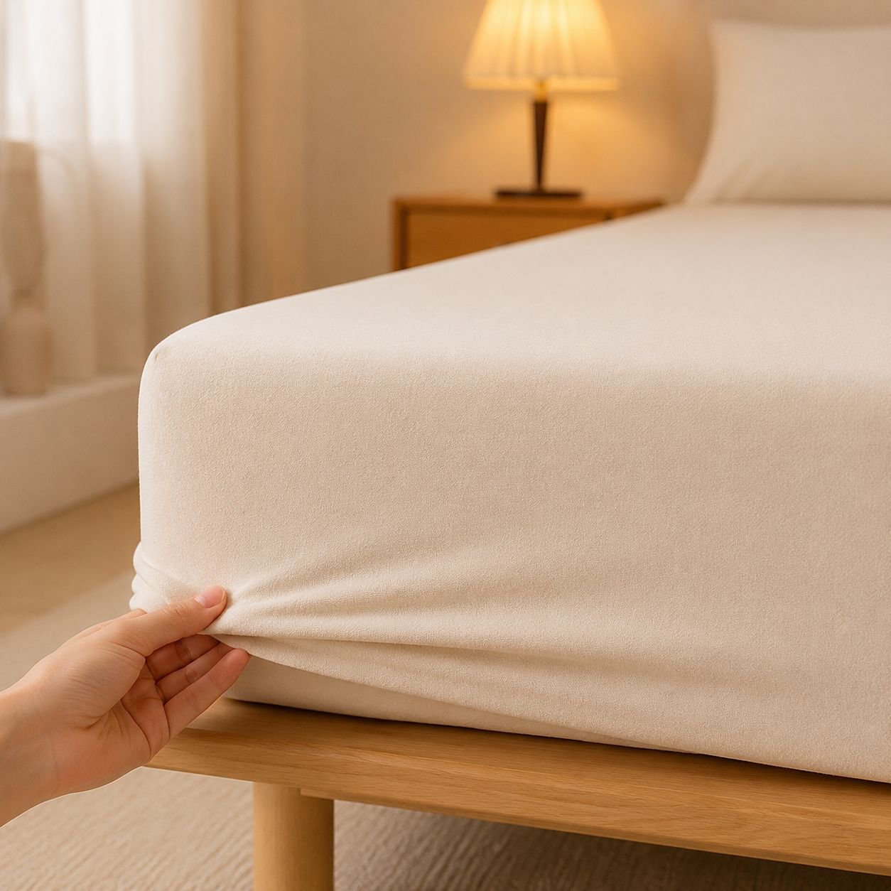 Allinclusive bedspread bedspread Washable and brushed Comfortable sleep time Elastic straps Flip Mat