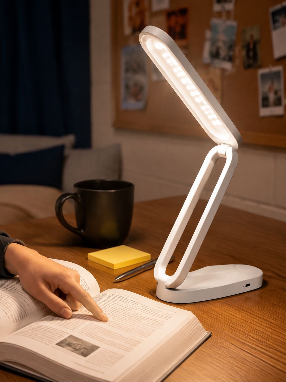 Lámpara LED de escritorio para estudiantes universitarios