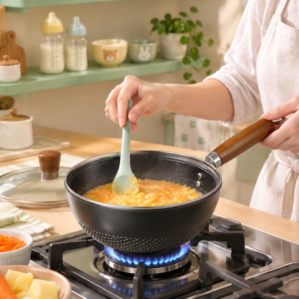 伝統的な昔ながらの槌目中華鍋 ミニサイズ コーティングなし純鉄製